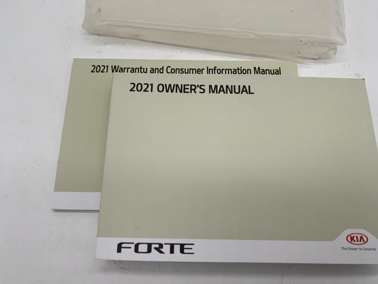 2021 Kia Forte Owners Manual Set with Case OEM