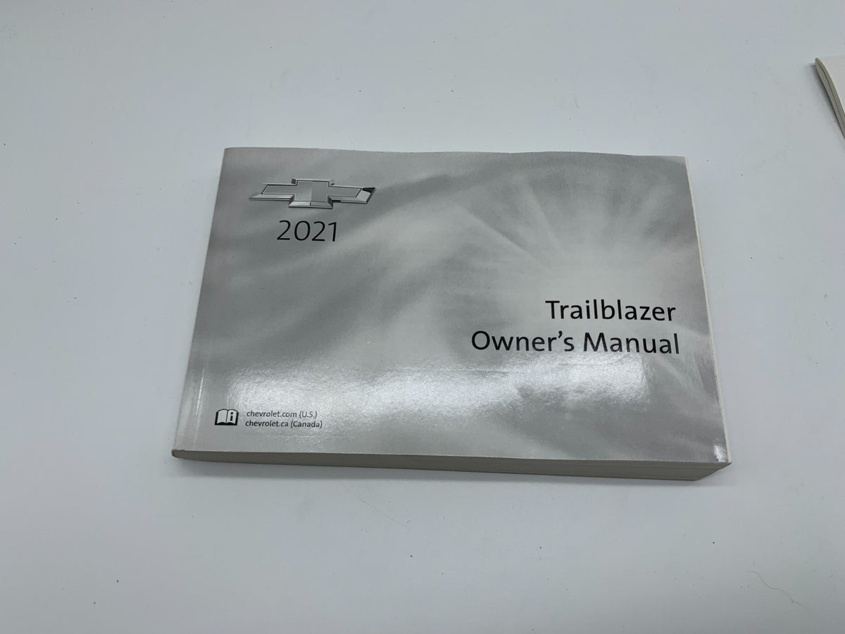 2021 Chevrolet Trailblazer Owners Manual Set OEM B02B16011