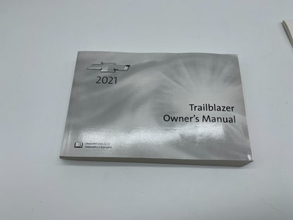 2021 Chevrolet Trailblazer Owners Manual Set OEM B02B16011