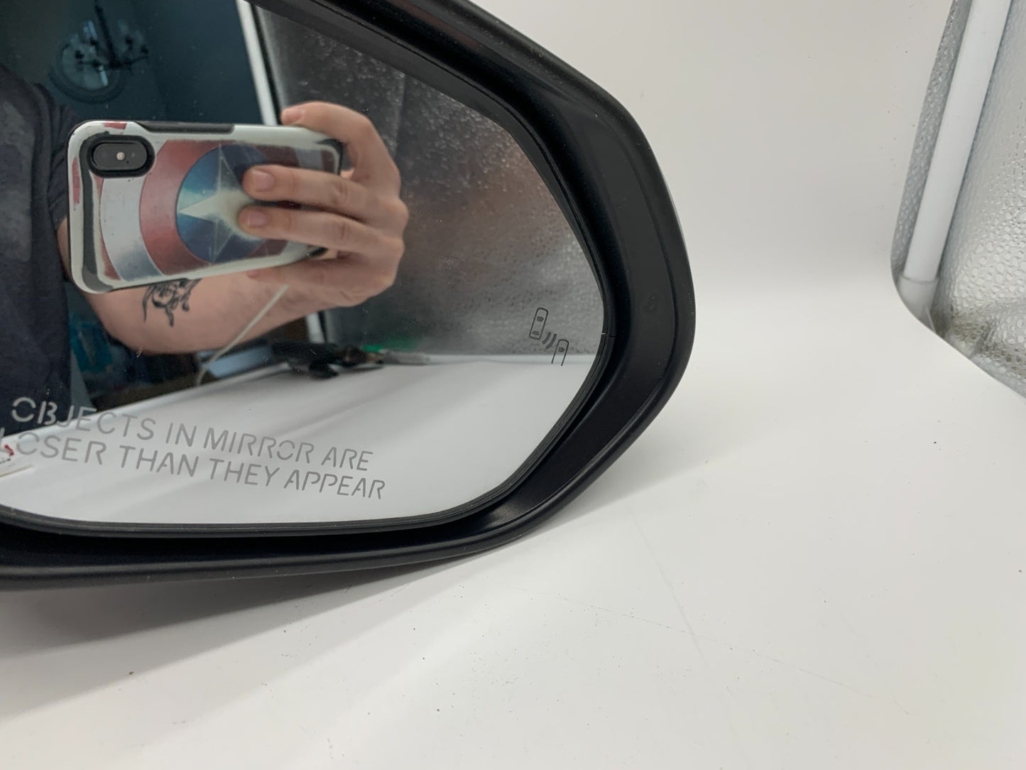 2019-2024 Toyota Corolla Hatchback Passenger Side Power Door Mirror Silver BSA