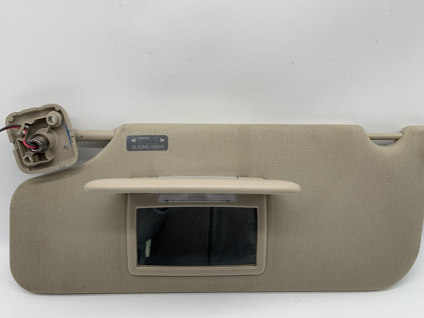 2010-2011 Ford Taurus Driver Side Sun Visor Sunvisor Gray Illuminated A02B54012