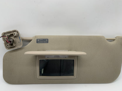 2010-2011 Ford Taurus Driver Side Sun Visor Sunvisor Gray Illuminated A02B54012