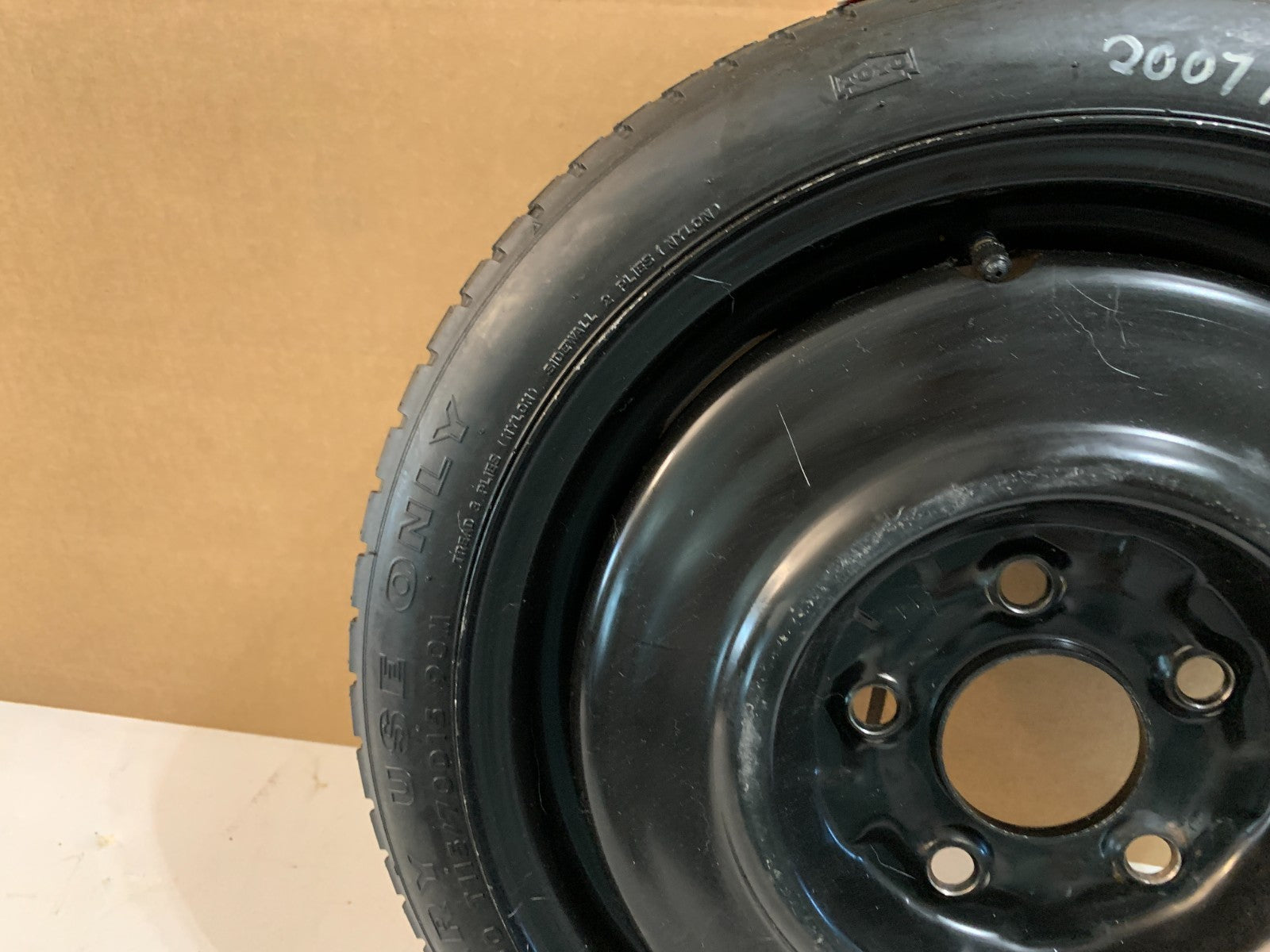 2004-2009 Mazda 3 Mazda3 15" Spare Tire Compact Donut T115/70D15 OEM
