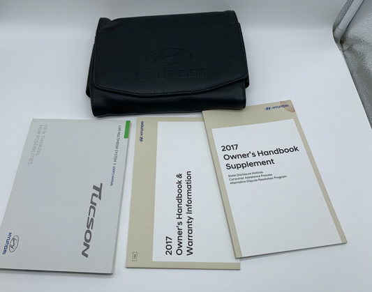 2017 Hyundai Tucson Owners Manual Set with Case OEM B04B49017