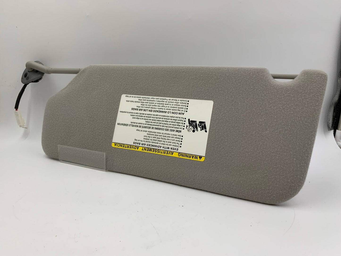 2011-2014 Toyota Sienna Passenger Sun Visor Gray Illuminated OEM B01B39030