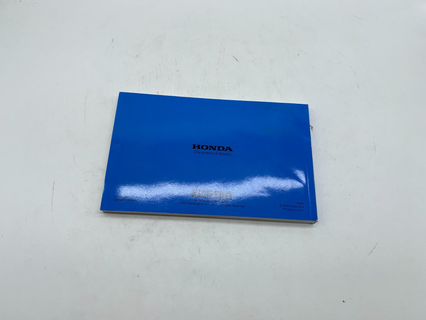 2004 Honda Civic Sedan Owners Manual OEM C02B04006