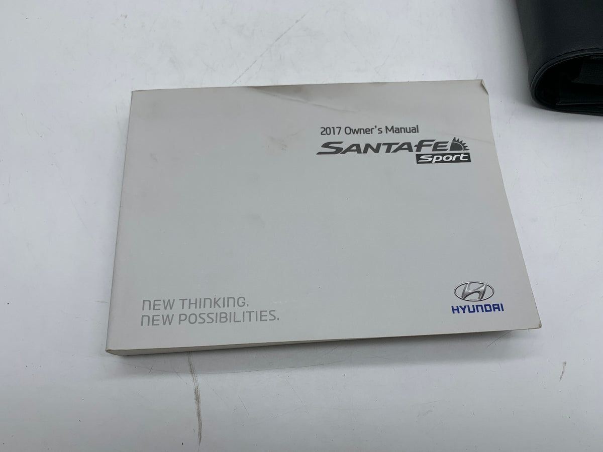 2017 Hyundai Santa Fe Sport Owners Manual Set with Case OEM R01B13014