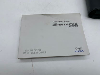 2017 Hyundai Santa Fe Sport Owners Manual Set with Case OEM R01B13014