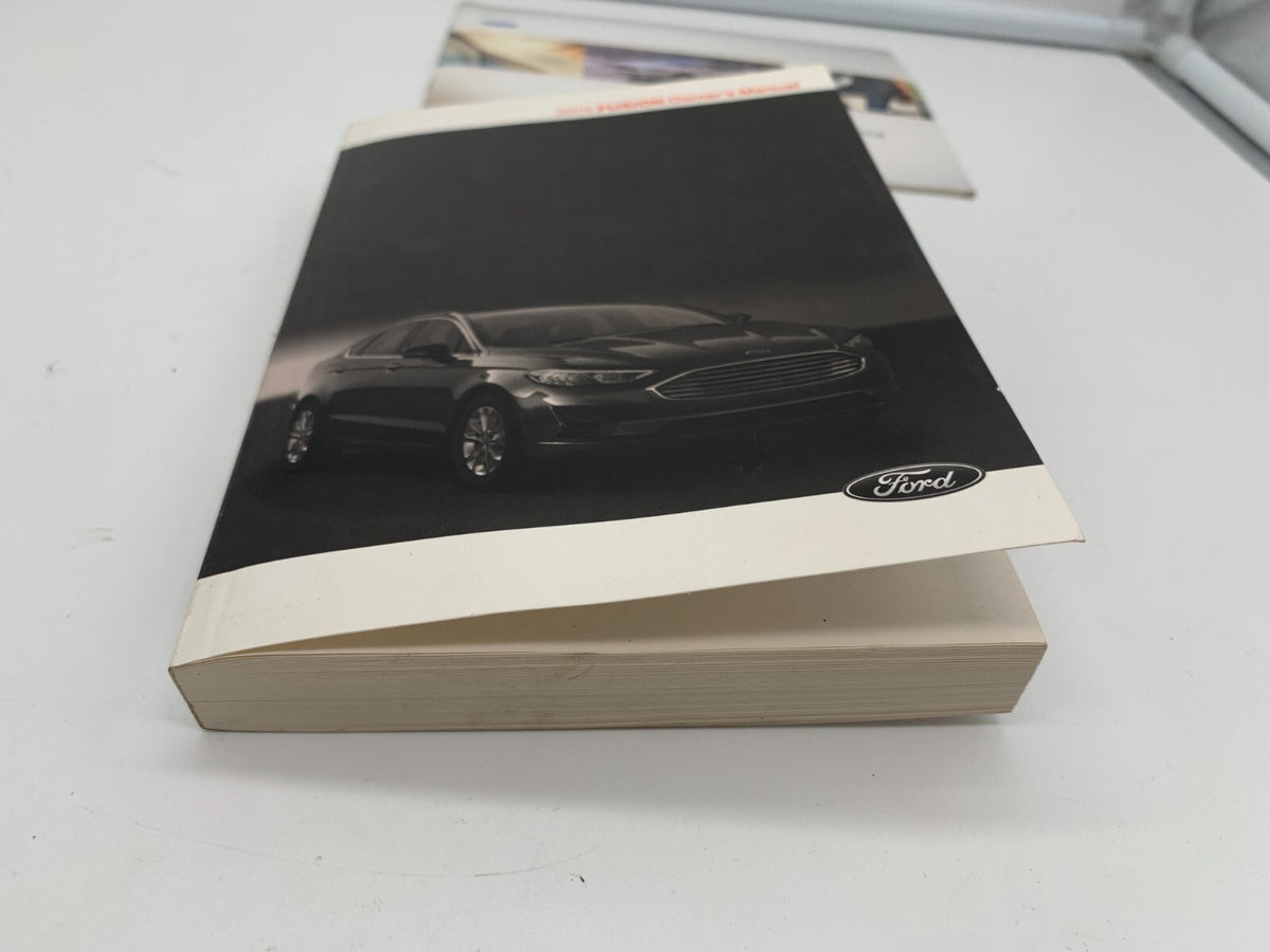 2019 Ford Fusion Owners Manual with Case OEM A02B51076