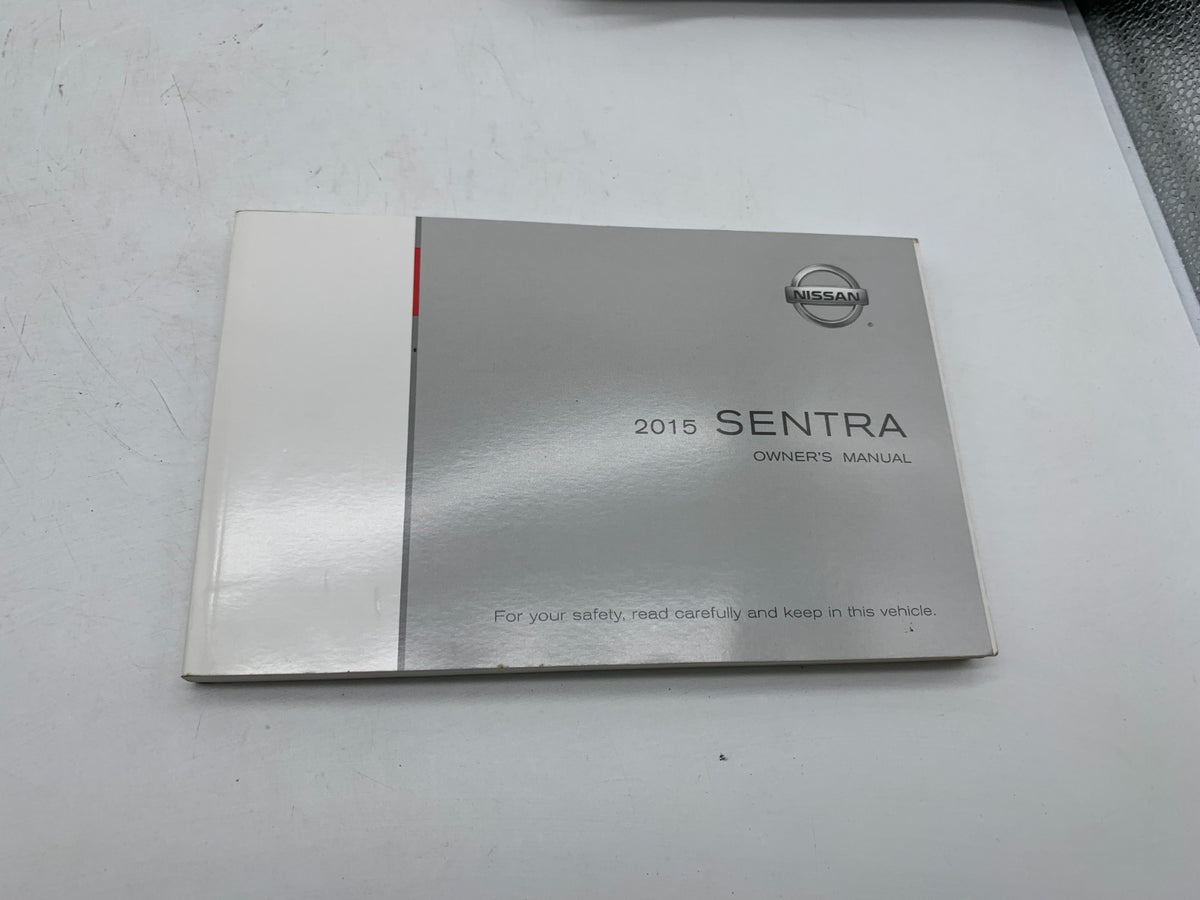 2015 Nissan Sentra Owners Manual Set with Case OEM A04B10028