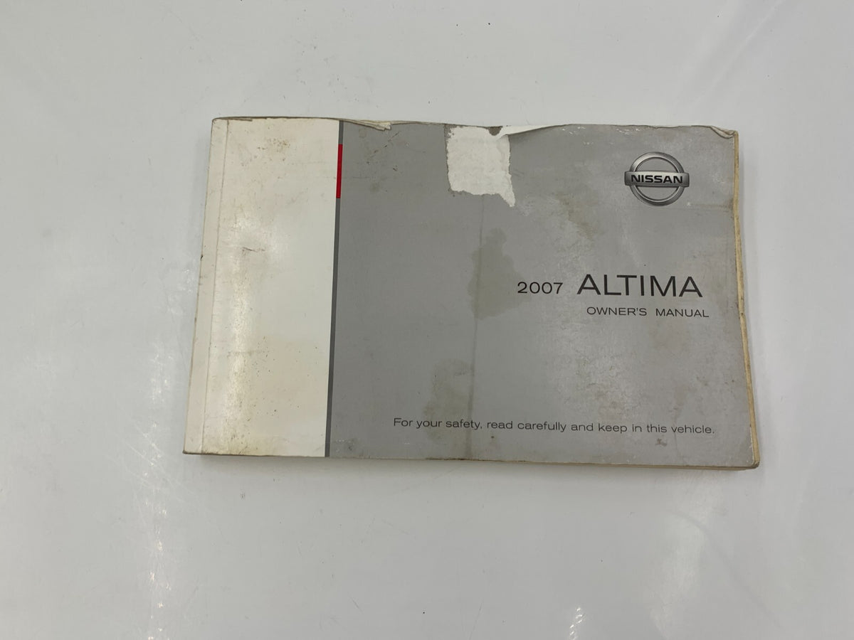 2007 Nissan Altima Sedan Owners Manual Set OEM D03B45082