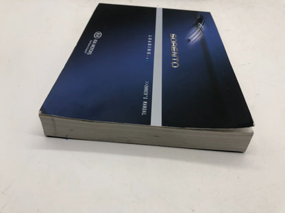 2010 Kia Sorento Owners Manual with Case OEM E03B20005