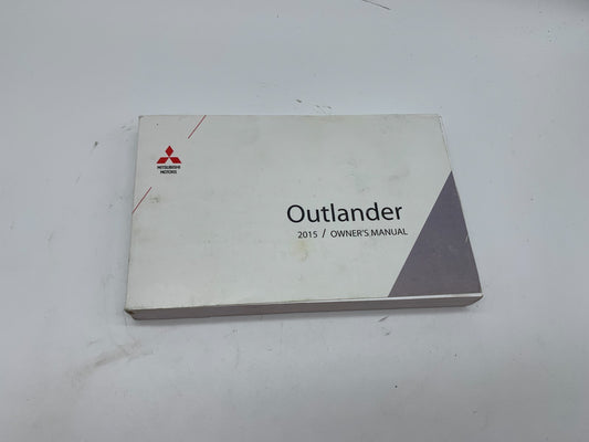 2015 Mitsubishi Outlander Owners Manual OEM D03B28010