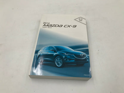 2014 Mazda CX-9 CX9 Owners Manual Set with Case OEM B02B18040