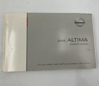 2005 Nissan Altima Owners Manual OEM C04B32029