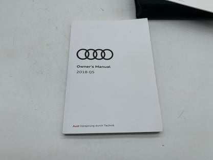 2018 Audi Q5 Sedan Owners Manual Set with Case OEM D03B69009