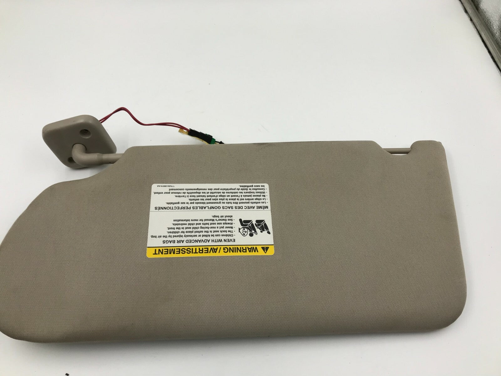 2009-2012 Ford Flex Passenger Sun Visor Gray Illuminated OEM C03B29041