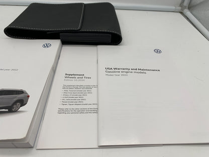2022 Volkswagen Atlas Owners Manual Set with Case OEM C02B14054