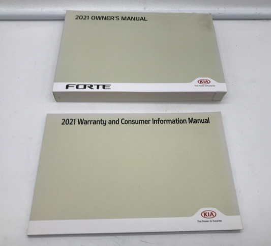 2021 Kia Forte Owners Manual Set OEM R01B27018
