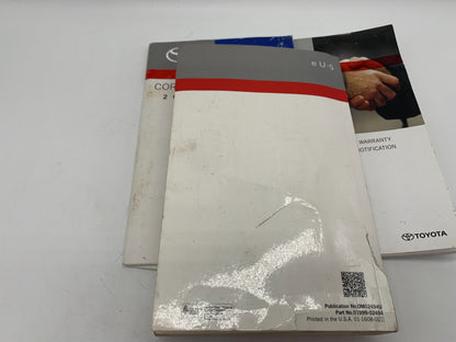 2017 Toyota Corolla Owners Manual Set OEM D01B12056