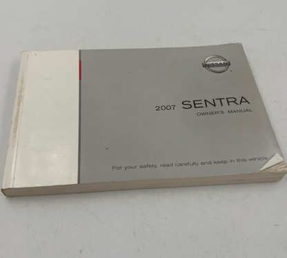 2007 Nissan Sentra Owners Manual OEM C03B26023