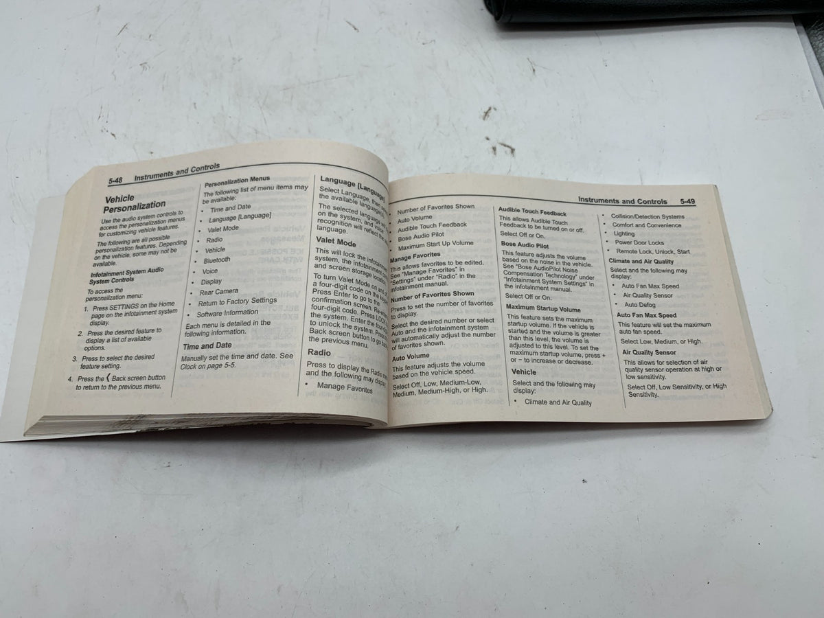 2014 Cadillac CTS Owners Manual Set with Case OEM A03B44005