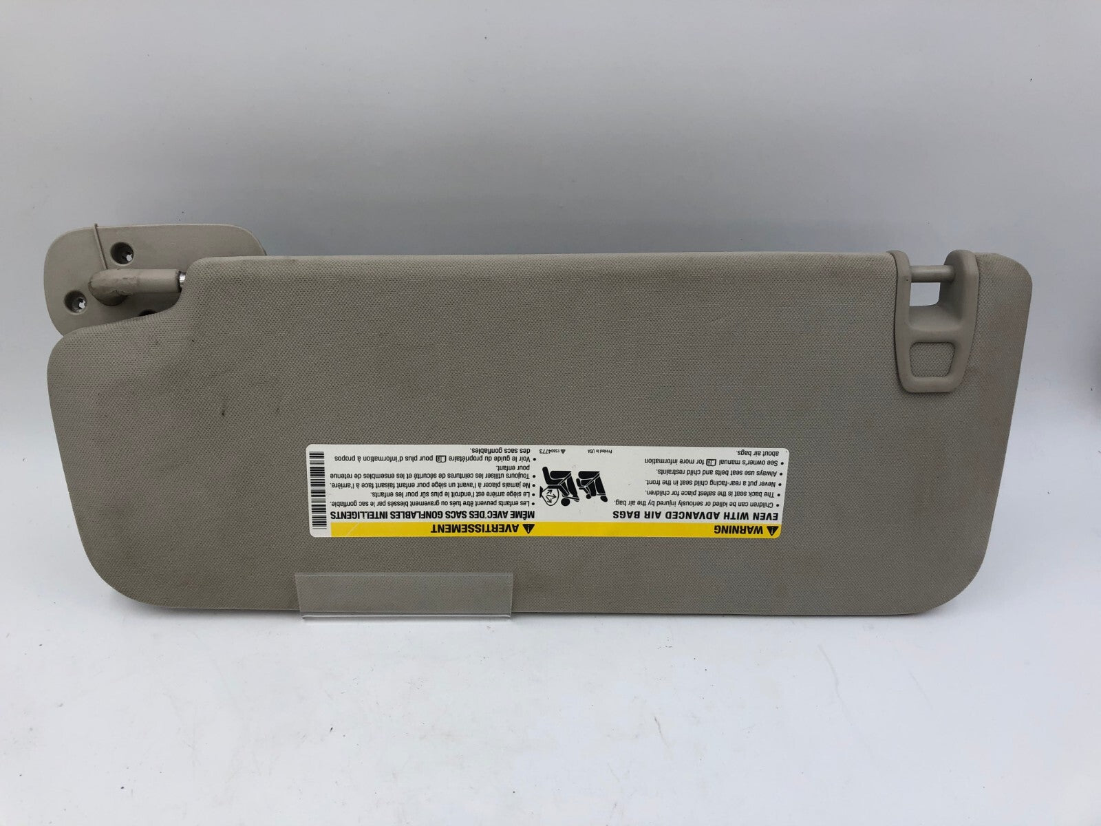 2007-2013 Chevrolet Silverado 1500 Passenger Sun Visor OEM D04B64006