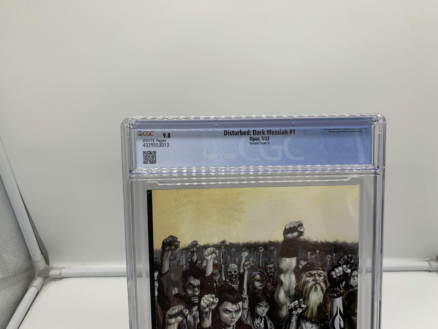 Disturbed Dark Messiah #1 CGC 9.8 Todd McFarlane Greg Capullo Cover