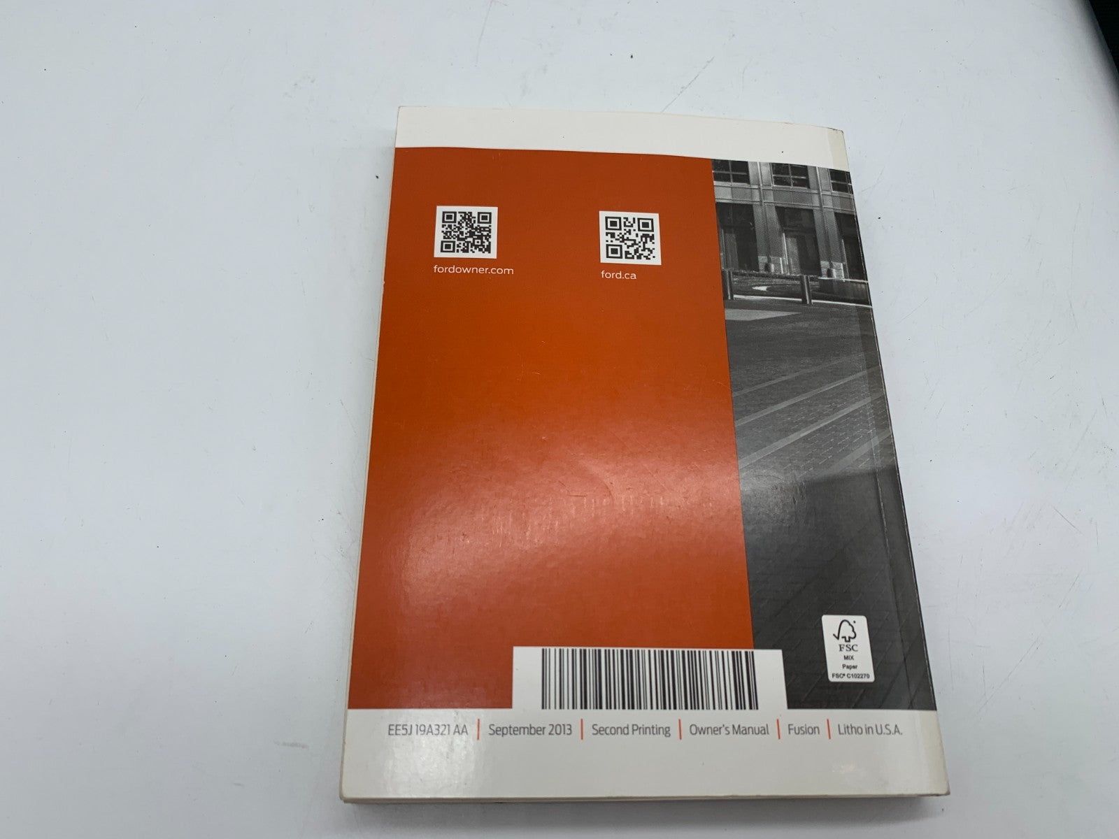 2014 Ford Fusion Owners Manual Set with Case OEM A01B15002