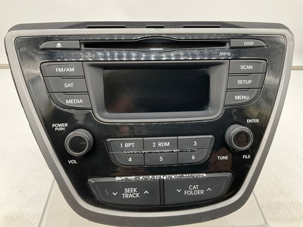 2014-2016 Hyundai Elantra AM FM CD Player Radio Receiver OEM C04B55016