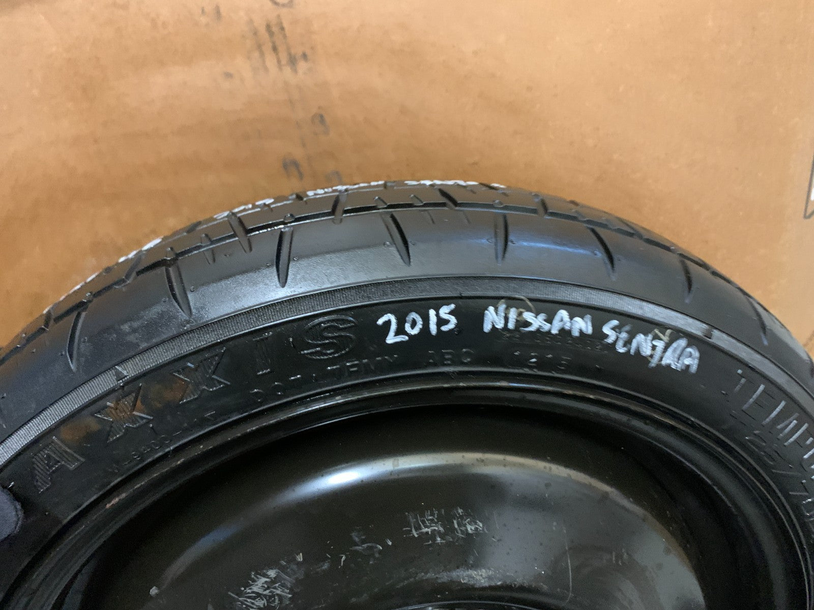 2015-2019 Nissan Sentra 16" Spare Tire Wheel Compact Donut T125/70D16 Maxxis