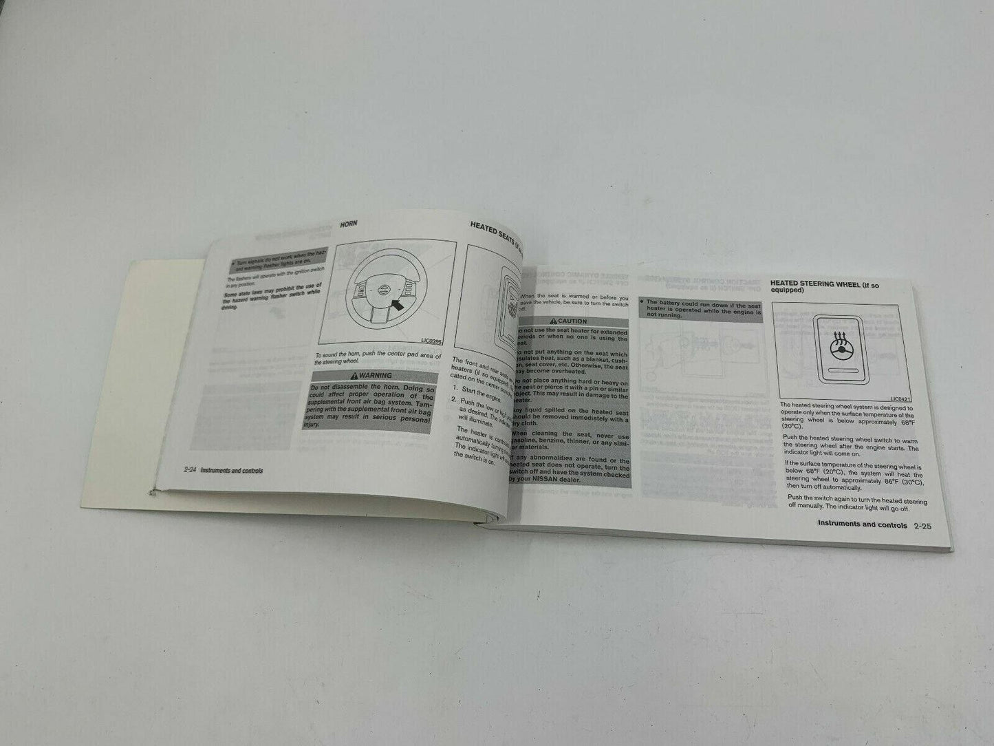 2004 Nissan Maxima Owners Manual OEM D02B25087