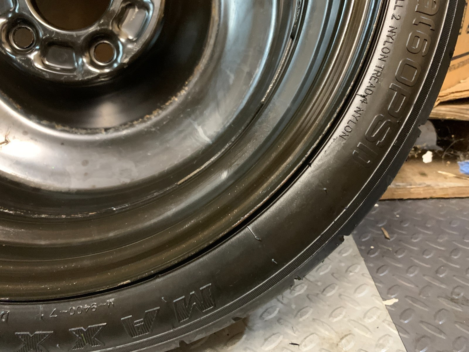 2015-2019 Nissan Sentra 16" Spare Tire Wheel Compact Donut T125/70D16