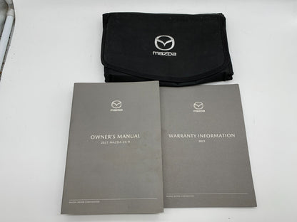 2021 Mazda CX-9 CX9 Owners Manual Set with Case OEM D03B68007