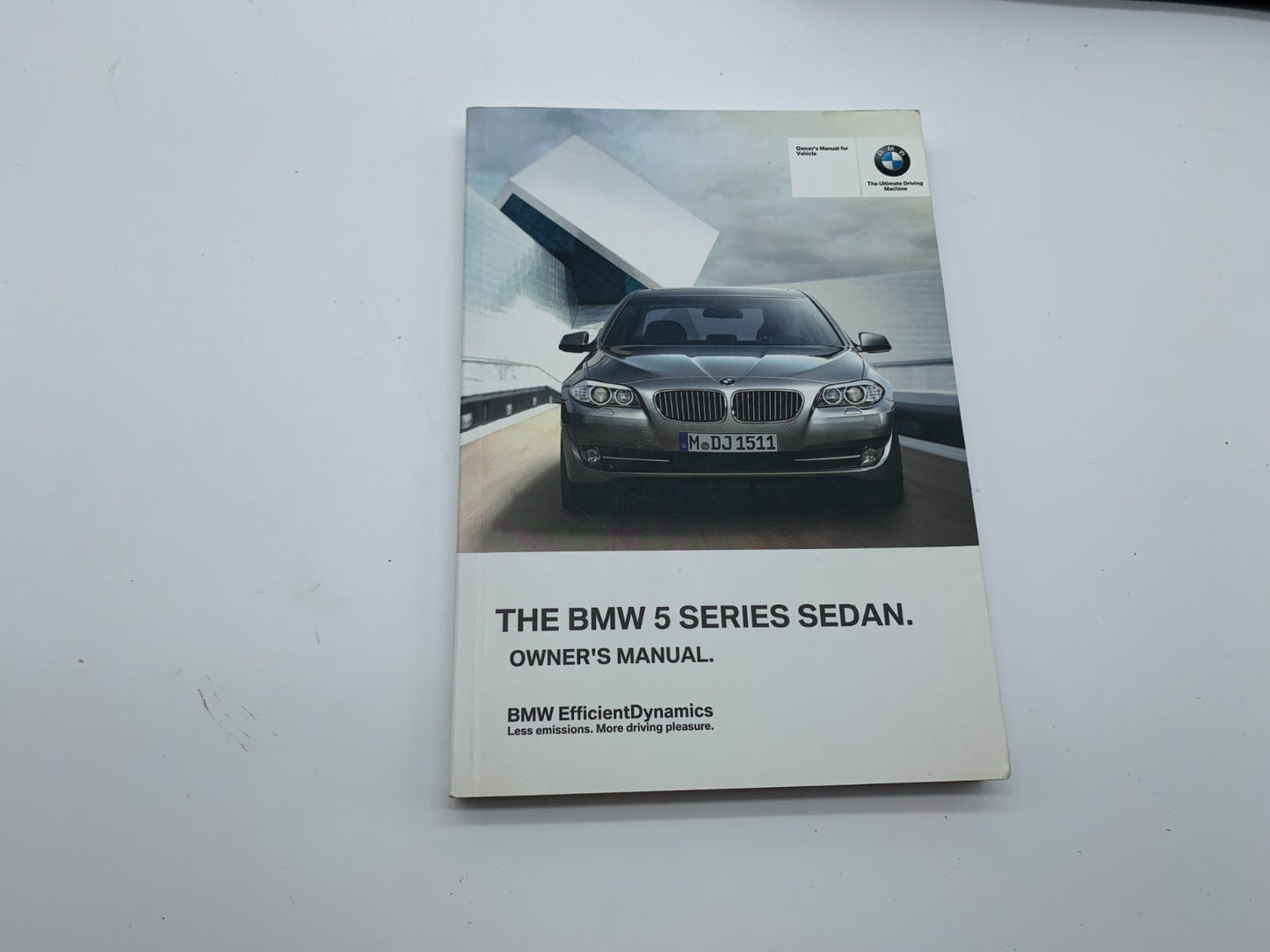 2011 BMW 5 Series Owners Manual Set with Case OEM B01B03002