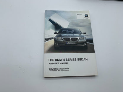 2011 BMW 5 Series Owners Manual Set with Case OEM B01B03002