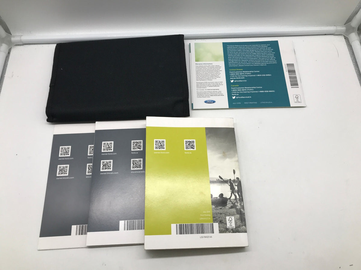 2020 Ford Escape Owners Manual Set with Case OEM R01B09014