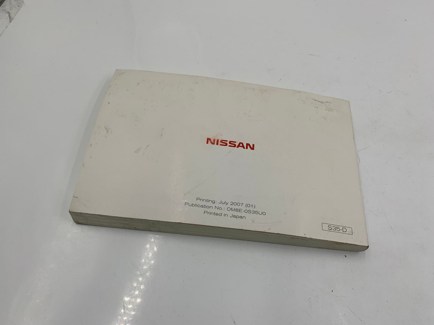 2008 Nissan Rogue Owners Manual OEM E03B34082