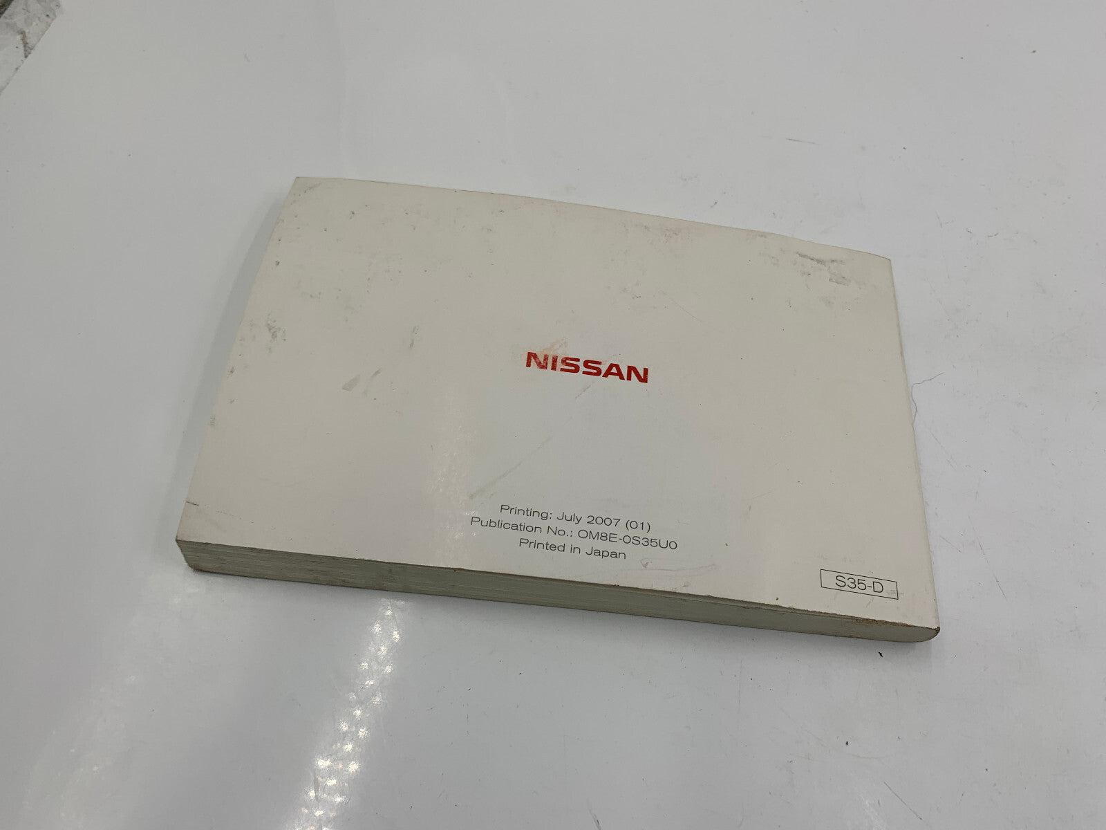 2008 Nissan Rogue Owners Manual OEM E03B34082