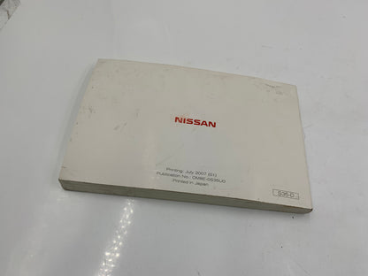 2008 Nissan Rogue Owners Manual OEM E03B34082