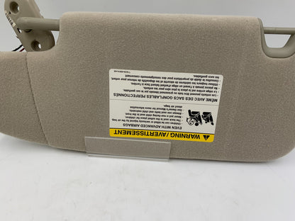 2006-2009 Mercury Milan Passenger Sun Visor Gray Illumination OEM C04B03002