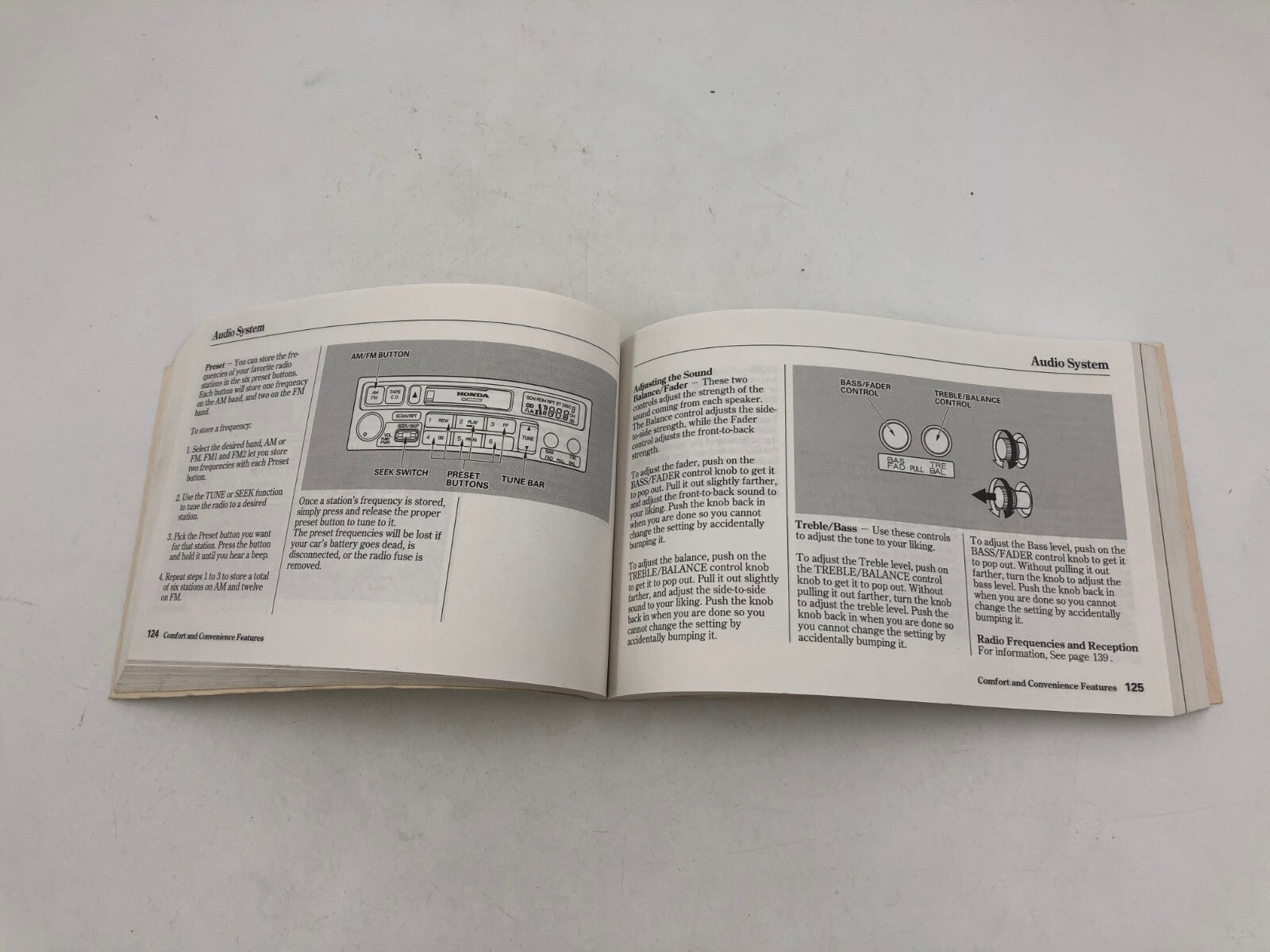 1999 Honda Accord Owners Manual OEM C04B11019