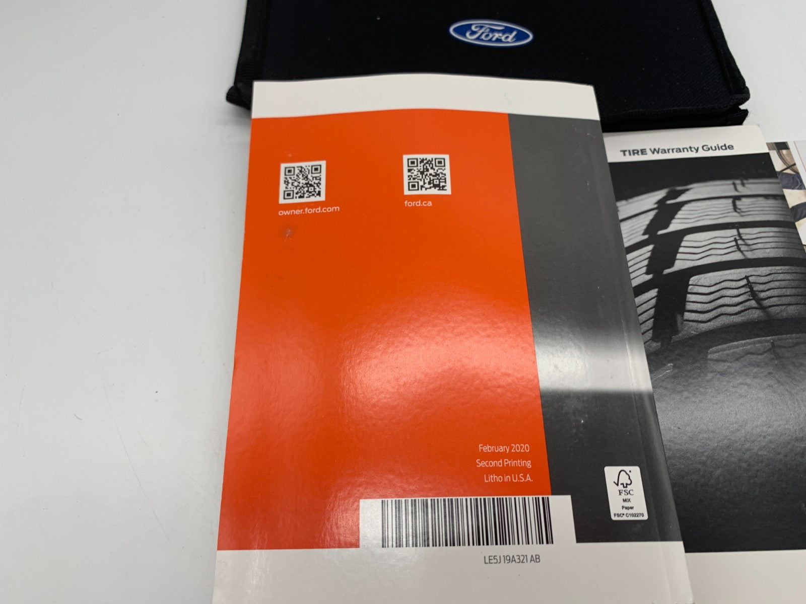 2020 Ford Fusion Owners Manual Set with Case OEM D03B43002
