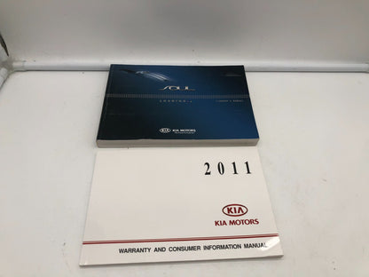2011 Kia Soul Owners Manual Set OEM E01B17032
