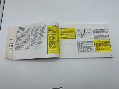 1997 Toyota Camry Owners Manual OEM E01B59010