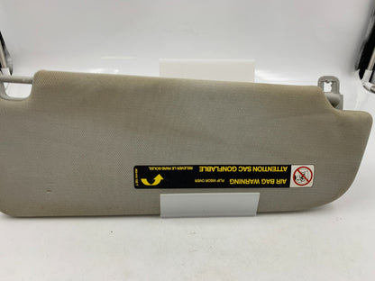 2013-2017 Audi A6 Driver Sun Visor Illuminated Gray OEM E02B21054