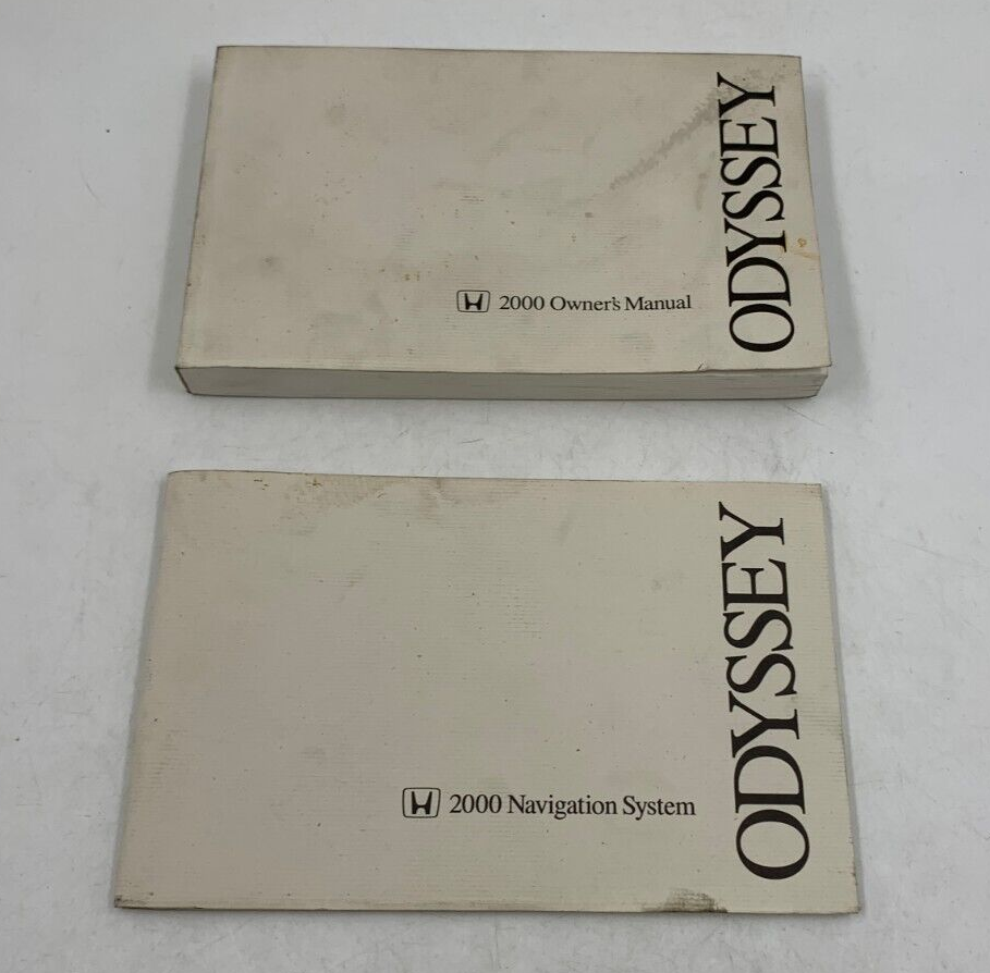 2000 Honda Odyssey Owners Manual Set OEM C01B40023