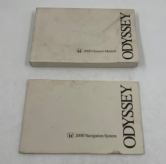 2000 Honda Odyssey Owners Manual Set OEM C01B40023