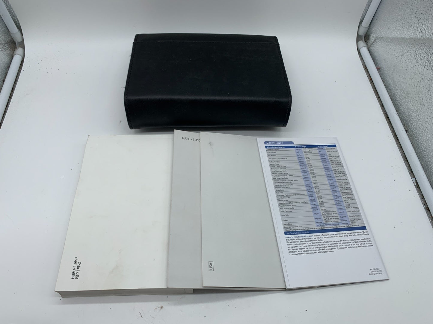 2017 Hyundai Santa FE Grand Santa Fe Owners Manual Set with Case OEM D02B67001