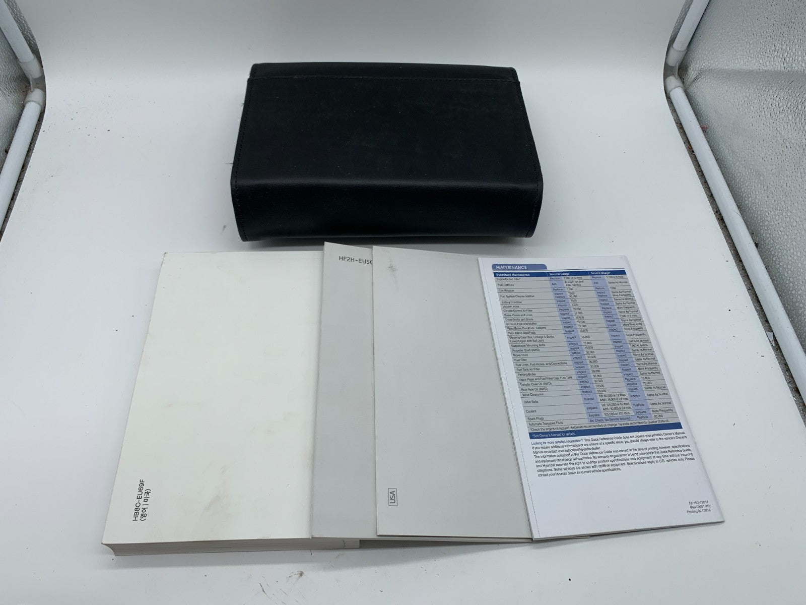 2017 Hyundai Santa FE Grand Santa Fe Owners Manual Set with Case OEM D02B67001